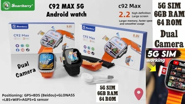 Smartberry C92 Max 6gb/64gb Sim Support Smart Watch