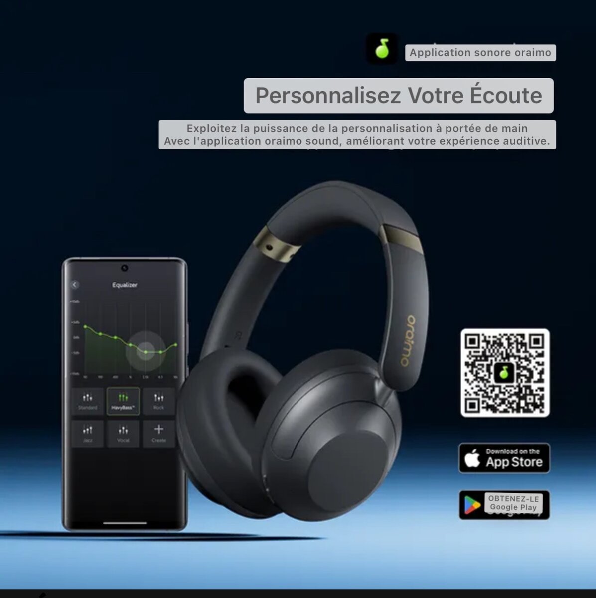 Oraimo Casque Boompop Pro 82h