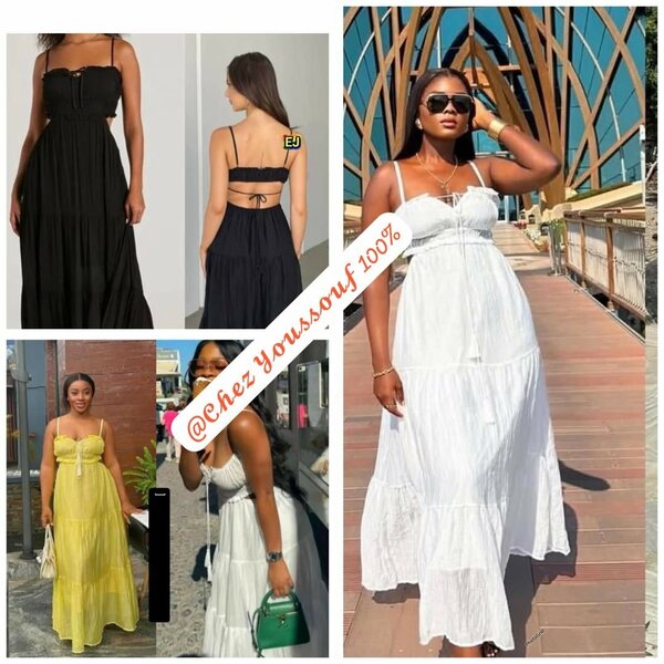 Robe d'été longue élégante