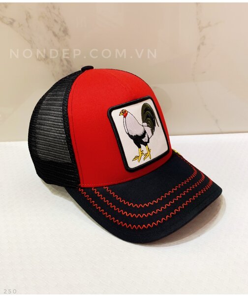 Casquette Trucker Coq Rouge
