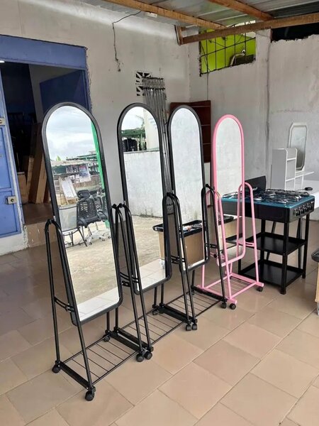 Miroir sur Pied avec Étagère