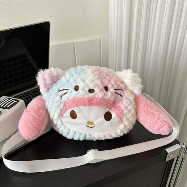 Sac bandoulière en peluche mignon