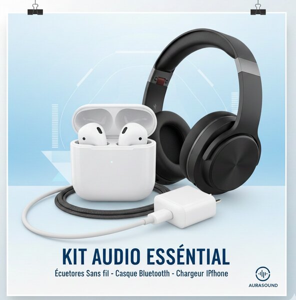 Kit Bluetooth, chargeur iPhone