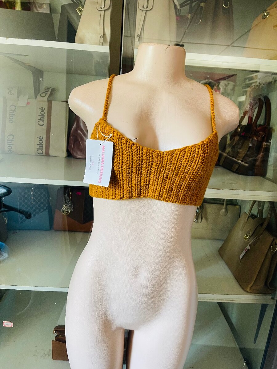 Crochet crop top
