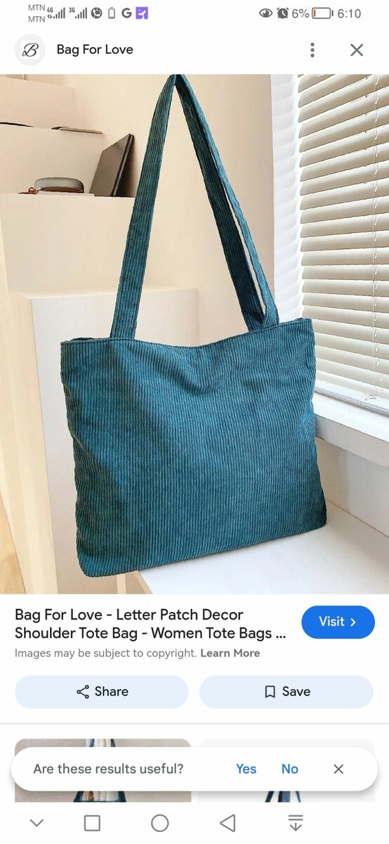 Corduroy Tote bag