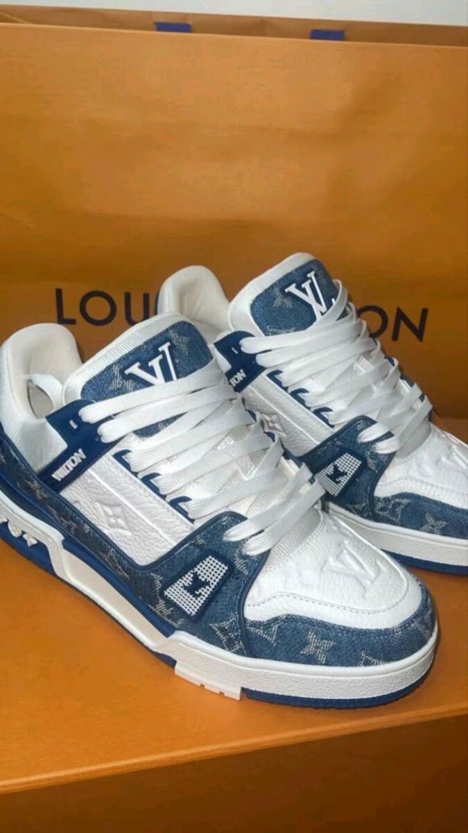 Sneakers de luxe en denim