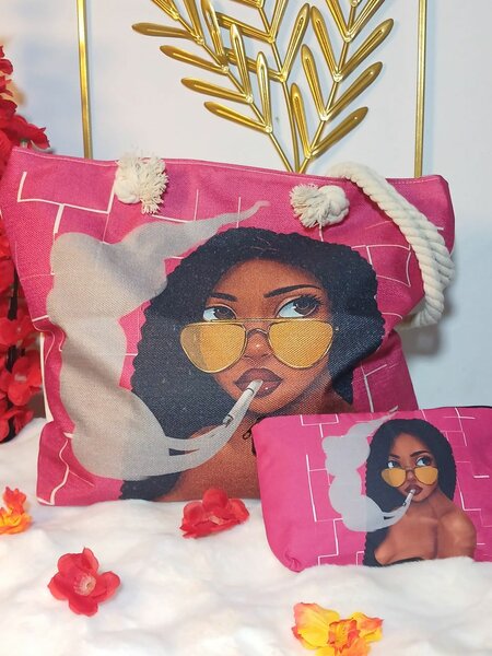 Sac fourre-tout imprimé pop art
