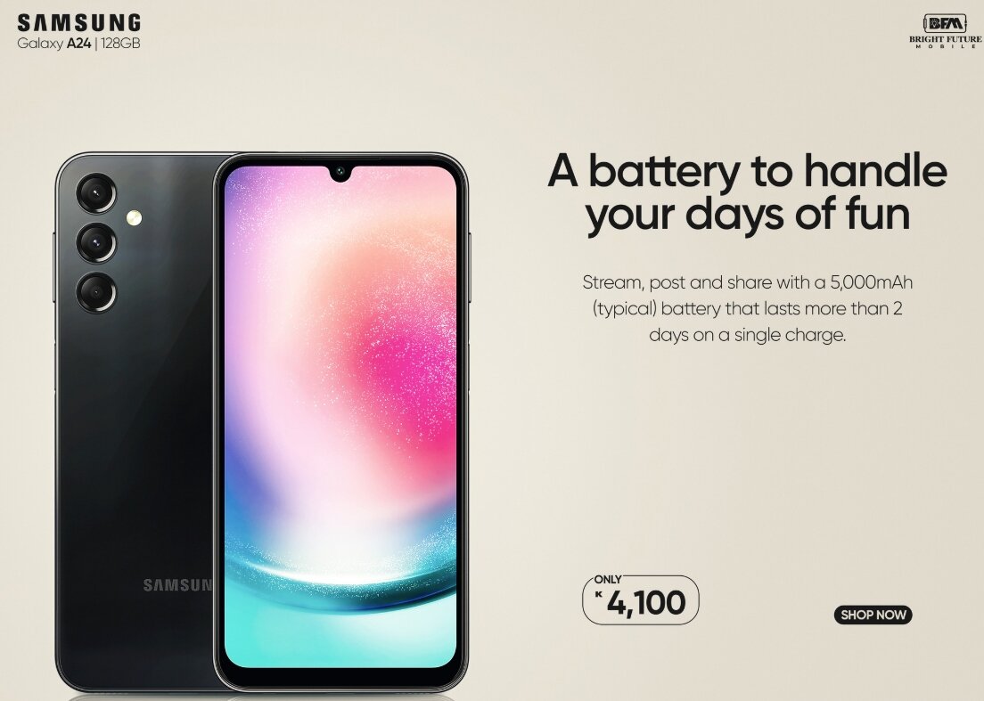 𝗻𝘁𝗿𝗼𝗱𝘂𝗰𝗶𝗻𝗴 𝘁𝗵𝗲 𝘀𝗽𝗲𝗰𝘁𝗮𝗰𝘂𝗹𝗮𝗿 𝗦𝗮𝗺𝘀𝘂𝗻𝗴 𝗚𝗮𝗹𝗮𝘅𝘆 𝗔𝟮𝟰 𝘄𝗶𝘁𝗵 𝟭𝟮𝟴𝗚𝗕 𝗼𝗳 𝗠𝗔𝗦𝗦𝗜𝗩𝗘 𝘀𝘁𝗼𝗿𝗮𝗴𝗲! 🚀✨