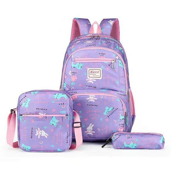 Ensemble de Sac à Dos pour Enfants en Violet