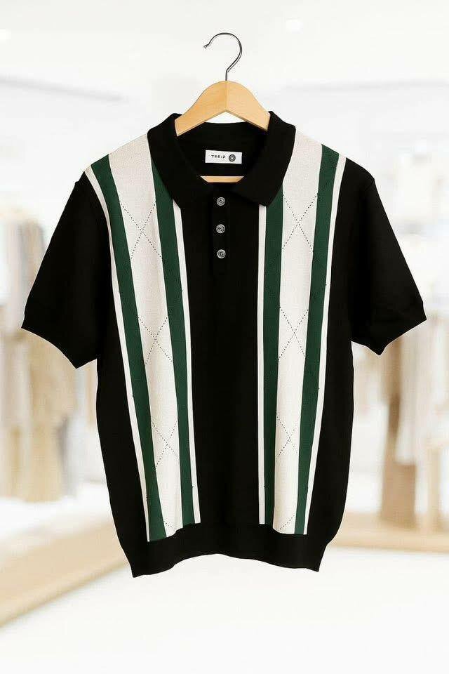 Polo chic en maille pour hommes