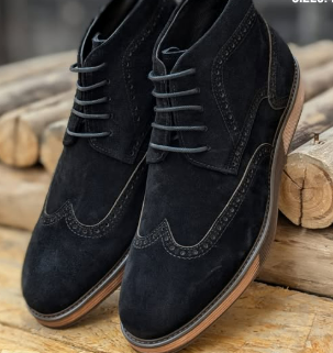 Berluti suede oxford shoes high