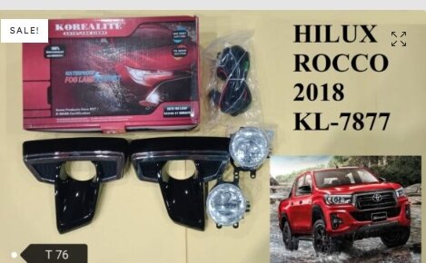  Korealite Fog Light HILUX Rocco 2018 KL 7877