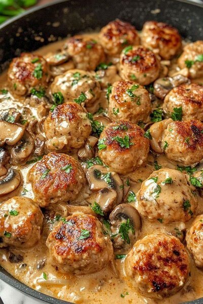 Boulettes de Viande à la crème