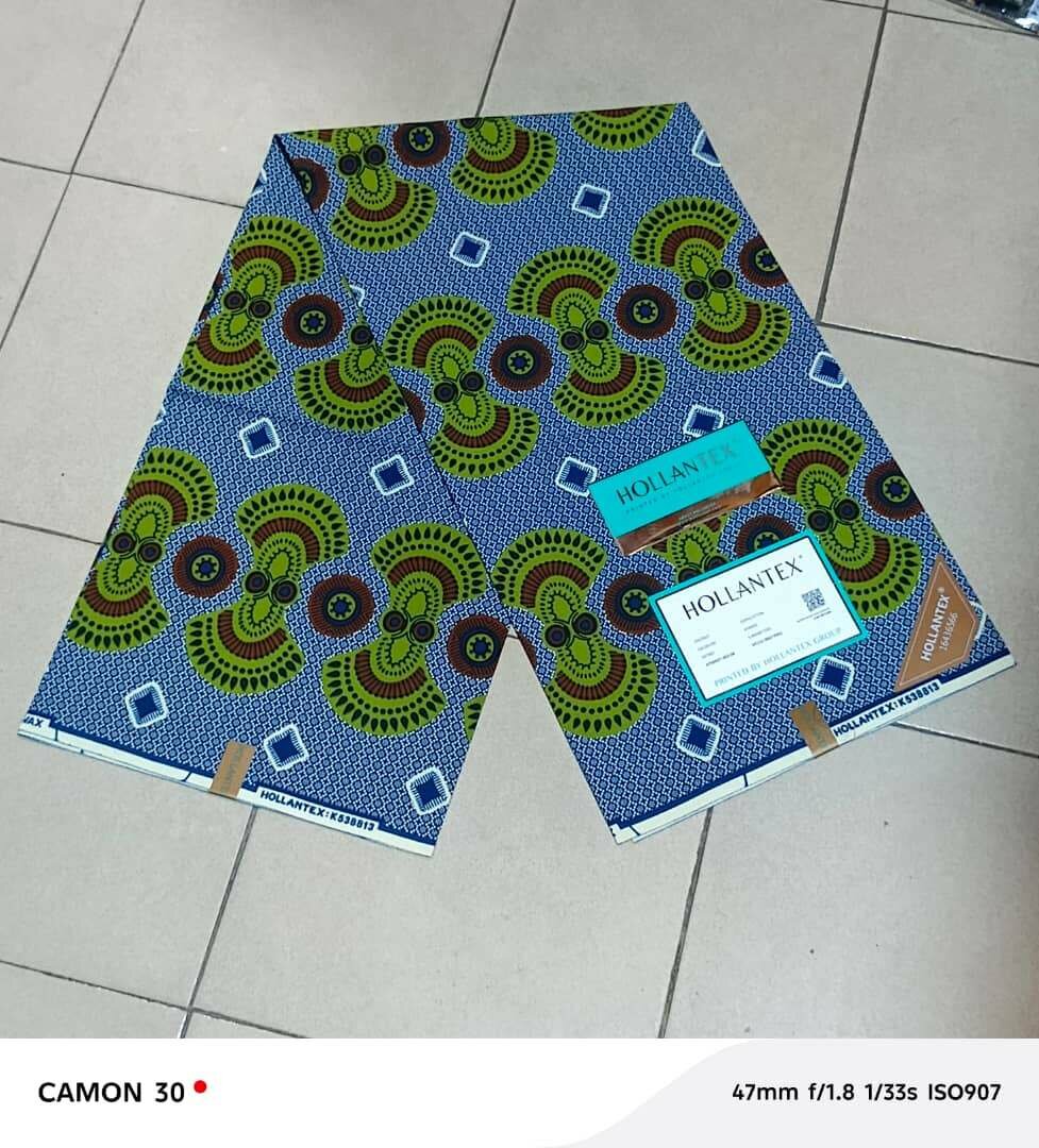 Tissu Wax Africain Coloré