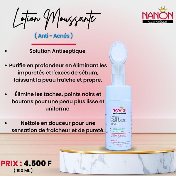 LOTION MOUSSANTE