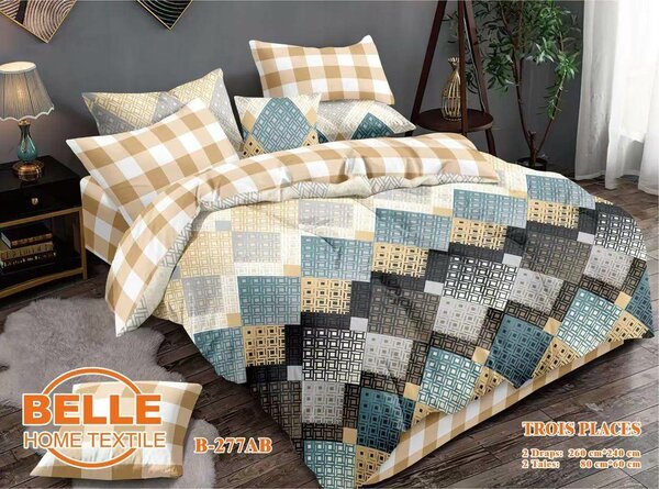 Parure de lit colorée et élégante