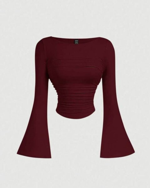 Top court à manches longues tendance