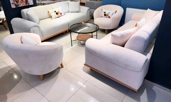 Salon moderne en velours