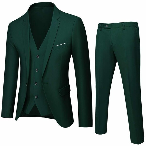 Elegant men's suit, solid color
