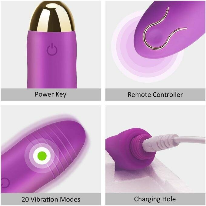 Oeuf vibrant Télécommandé 20vi