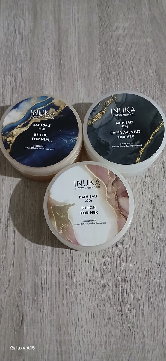 Fragranced bath salts