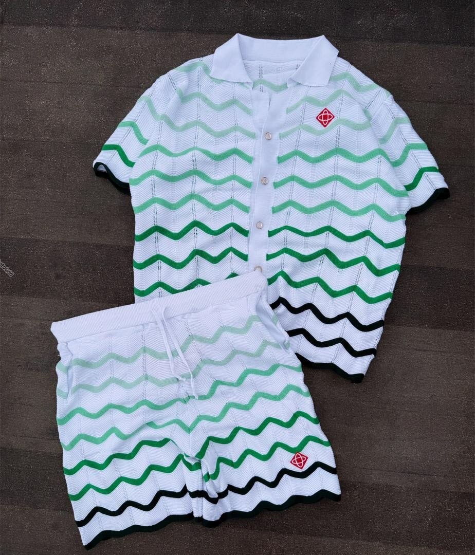 Tenue estivale en tricot pour hommes