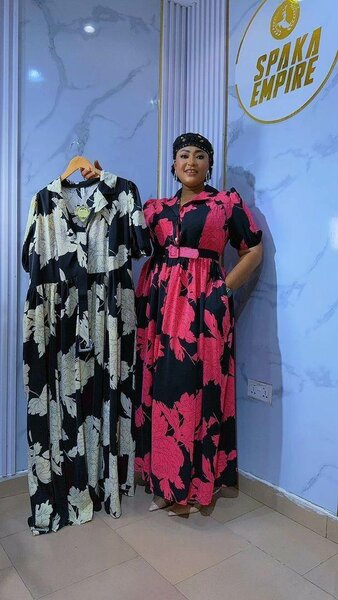 Robe longue fleurie élégante