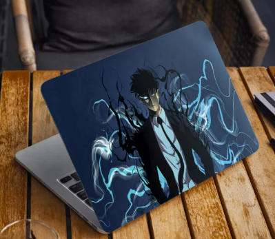Solo Leveling Jin woo san Laptop Skin Vinyl Stickers Decal,12 13 14 15 15.6 inches Notebook Laptop Skin Sticker for all Laptops