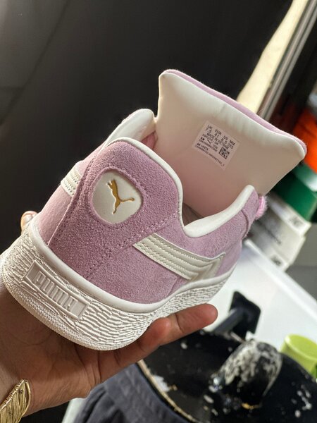 Baskets Suède Roses Femme