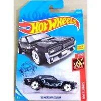 Original Hot Wheels '68 Mercury Cougar -(2019) Rare Card