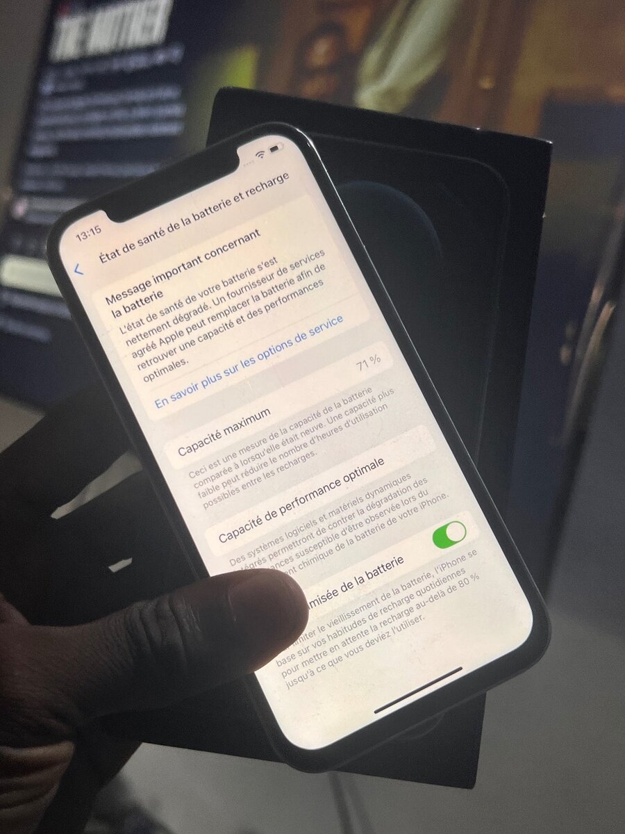 iPhone 12 Pro Blanc 128 Go