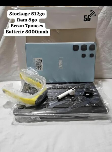 Tablette 5G 7 pouces 512Go