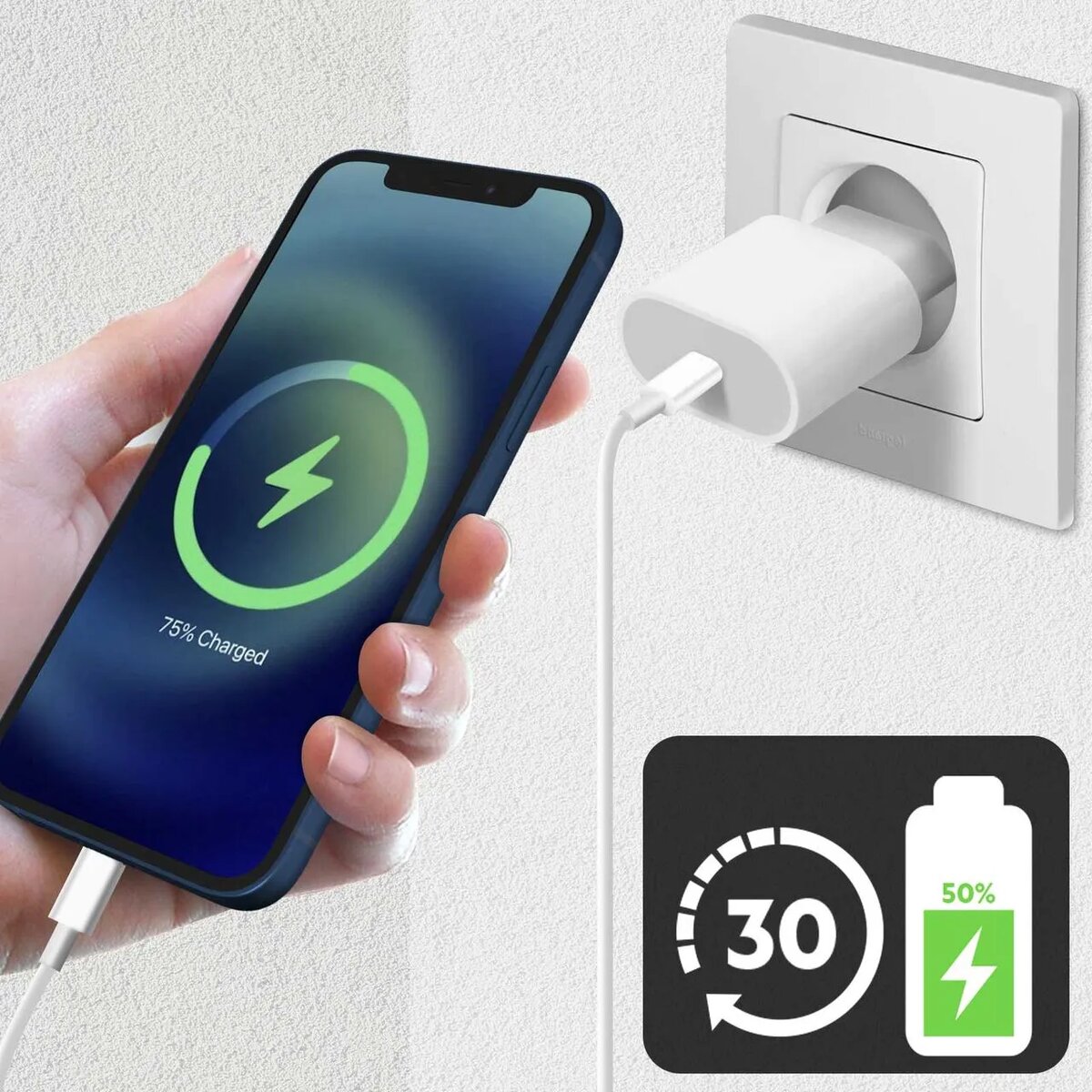 Chargeur iPhone Lightning