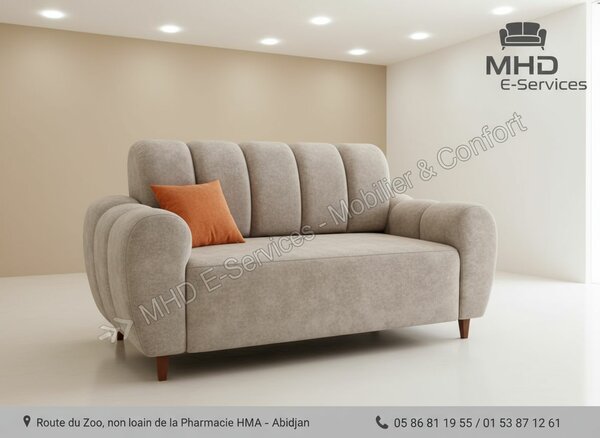 Canapé moderne et confortable