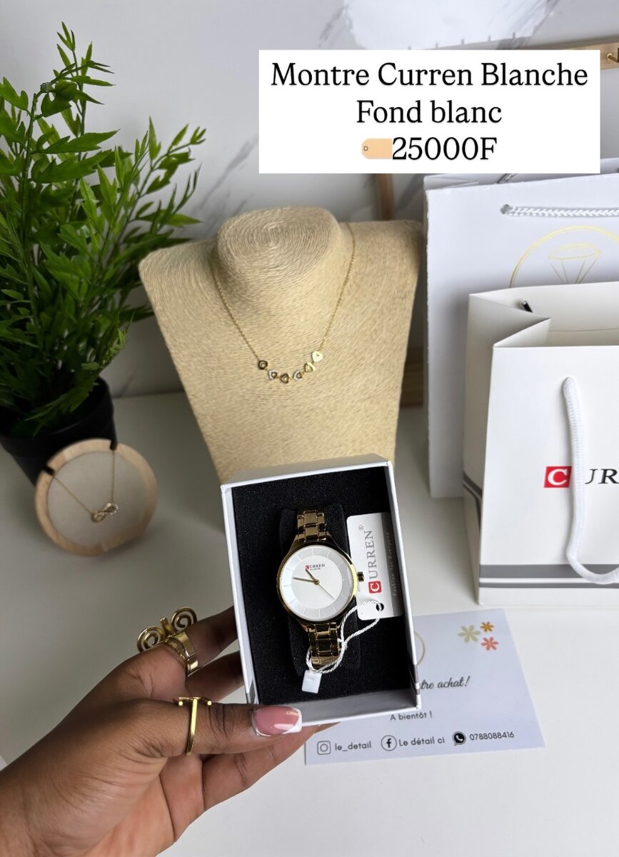 Montre Elegante Curren