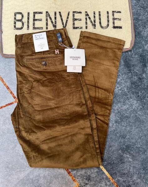 Pantalons en velours élégants