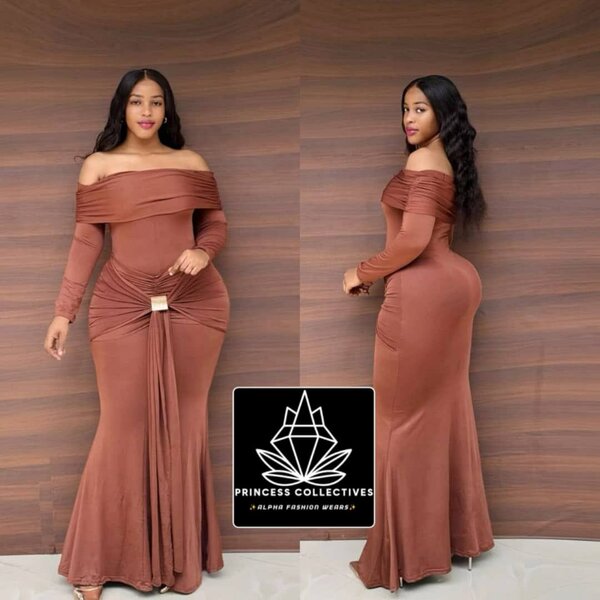 Robe sirène élégante femme