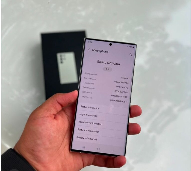 Samsung S 23 Ultra Only 2 Months Used Storage _12/256