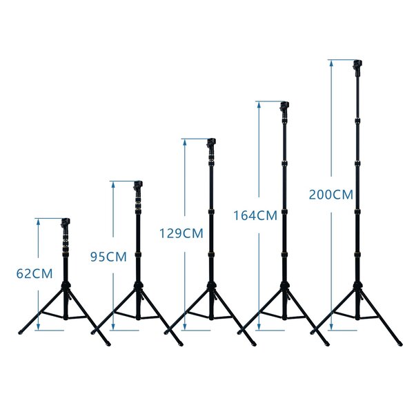 Trépied télescopique 2m