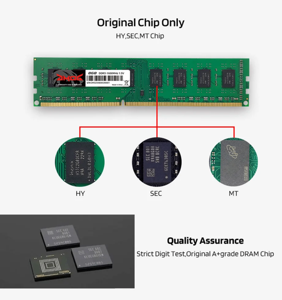 Barrette RAM DDR3 1600MHz