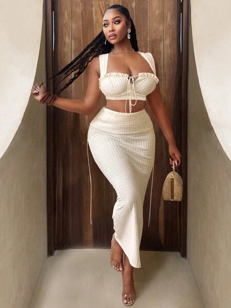 Ensemble chic à manches longues