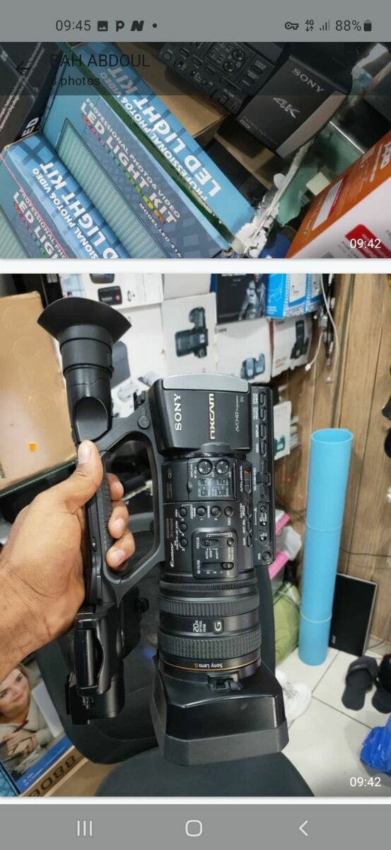 Caméra Sony 4K professionnelle