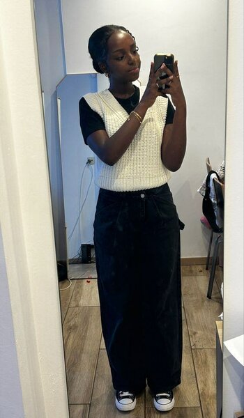 Gilet sans manches en tricot