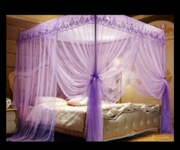 Double bed with canopy