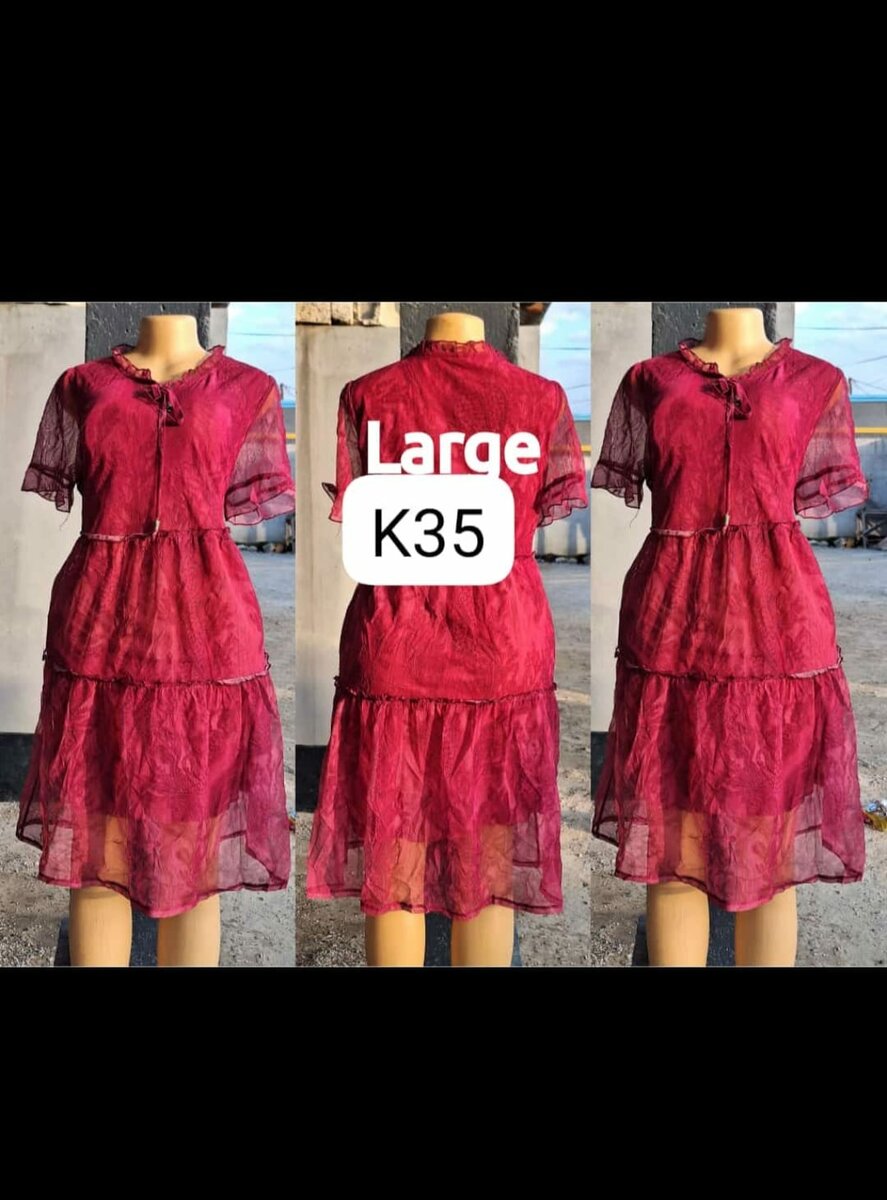 Beautiful and high quality women's dress red
