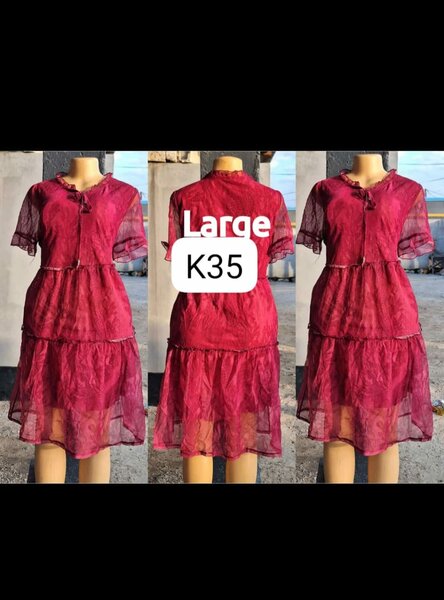 Beautiful and high quality women's dress red