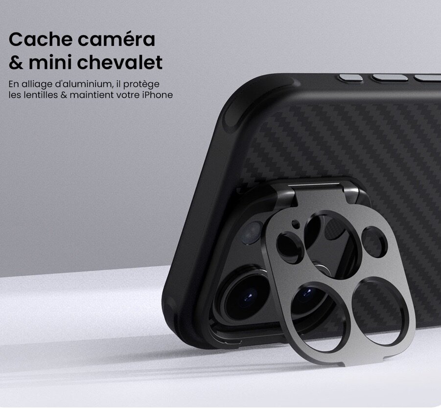 IPhone 15 Pro Max - Coque MagSafe NILLKIN CarboProp En Fibre