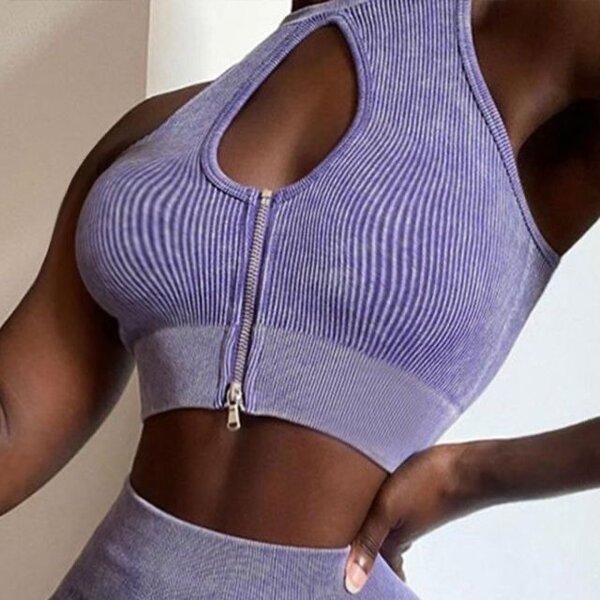 Top sans manches avec crochet