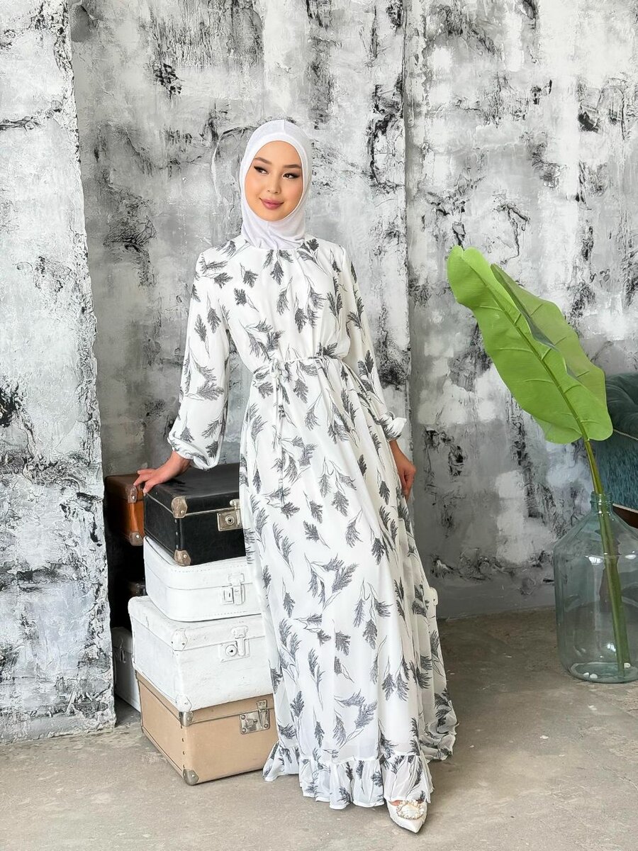 Платье из шифона