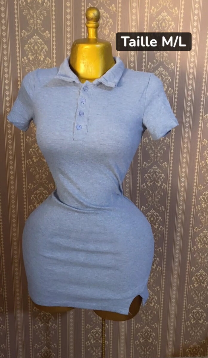 Robe Polo Élégante Femme